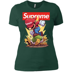 Supreme Mario Gaming T-shirt Women Cotton T-Shirt