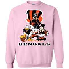 Mickey Mouse Cincinnati Bengals American Football Nfl Sports Shirt Crewneck Pullover Sweatshirt Crewneck Pullover Sweatshirt - parenttees