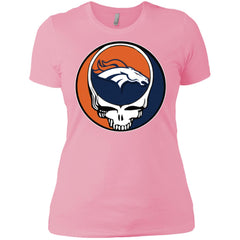 Denver Broncos Grateful Dead Steal Your Face Football Nfl Shirts Women Cotton T-Shirt Women Cotton T-Shirt - parenttees