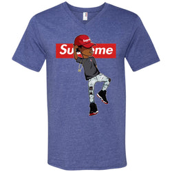 Supreme Marquese Scott T-shirt Men V-Neck T-Shirt