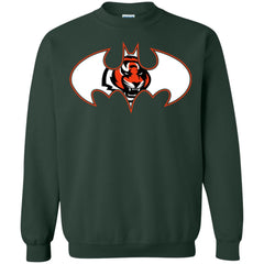 We Are The Cincinnati Bengals Batman Nfl Mashup Crewneck Pullover Sweatshirt Crewneck Pullover Sweatshirt - parenttees