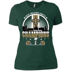 Nfl – New Orleans Saints 2019 Super Bowl Champions Football Women Cotton T-Shirt