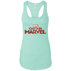 Marvel Captain Marvel Movie Logo Red Women Tank Top Women Tank Top - parenttees