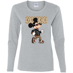 Gucci Shirt Mickey Mouse T-shirt Women Long Sleeve Shirt