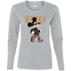 Gucci Shirt Mickey Mouse T-shirt Women Long Sleeve Shirt Women Long Sleeve Shirt - parenttees