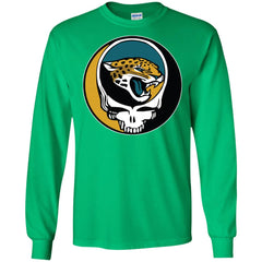 Jacksonville Jaguars Grateful Dead Steal Your Face Football Nfl Shirts Men Long Sleeve Shirt Men Long Sleeve Shirt - parenttees