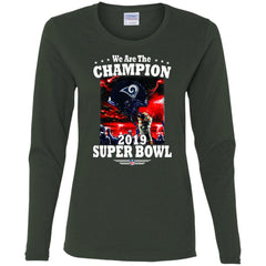 Nfl – Los Angeles Rams We Are The Champion 2019 Super Bowl Football Women Long Sleeve Shirt Women Long Sleeve Shirt - parenttees