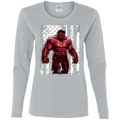 Giants Hulk Boston Red Sox T-shirt Flag Women Long Sleeve Shirt Women Long Sleeve Shirt - parenttees