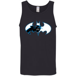 We Are The Carolina Panthers Batman Nfl Mashup Men Cotton Tank