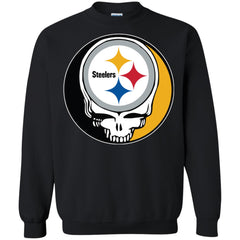 Pittsburgh Steelers Grateful Dead Steal Your Face Football Nfl Shirts Crewneck Pullover Sweatshirt Crewneck Pullover Sweatshirt - parenttees