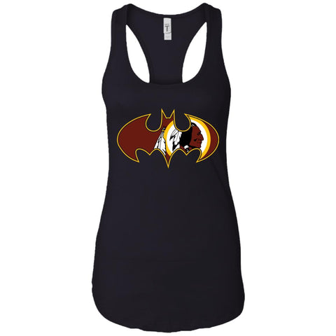 We Are The Washington Redskins Batman Nfl Mashup Women Tank Top Black / X-Small Women Tank Top - parenttees