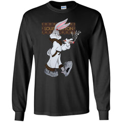 Louis Vuitton Rabbit Smoking Shirt Men Long Sleeve Shirt Men Long Sleeve Shirt - parenttees