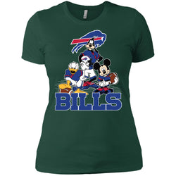 Mickey Mouse Buffalo Bills American Football Nfl Sports Shirt Women Cotton T-Shirt