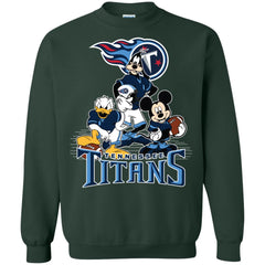 Mickey Mouse Tennessee Titans American Football Nfl Sports Shirt Crewneck Pullover Sweatshirt Crewneck Pullover Sweatshirt - parenttees