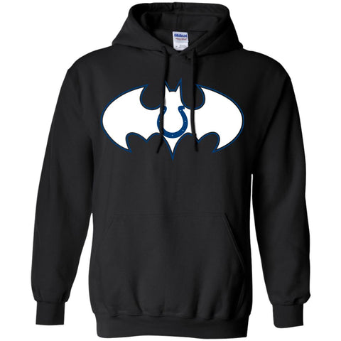 We Are The Indianapolis Colts Batman Nfl Mashup Pullover Hoodie Sweatshirt Black / S Pullover Hoodie Sweatshirt - parenttees