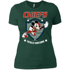 Nfl – Kansas City Chiefs Totally Awesome Mickey Mouse Super Bowl 2019 Football Women Cotton T-Shirt Women Cotton T-Shirt - parenttees