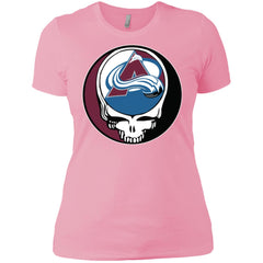 Colorado Avalanche Grateful Dead Steal Your Face Hockey Nhl Shirts Women Cotton T-Shirt Women Cotton T-Shirt - parenttees