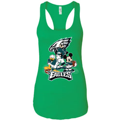 Mickey Mouse Philadelphia Eagle American Football Nfl Sports Shirt Women Tank Top