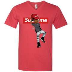 Supreme Marquese Scott T-shirt Men V-Neck T-Shirt Men V-Neck T-Shirt - parenttees