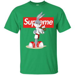 Supreme Rabbit Smoking T-shirt Men Cotton T-Shirt Men Cotton T-Shirt - parenttees