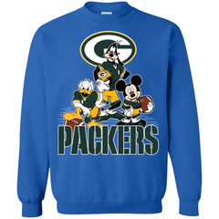 Mickey Mouse Green Bay Packer American Football Nfl Sports Shirt Crewneck Pullover Sweatshirt Crewneck Pullover Sweatshirt - parenttees