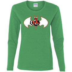 We Are The Cincinnati Bengals Batman Nfl Mashup Women Long Sleeve Shirt Women Long Sleeve Shirt - parenttees