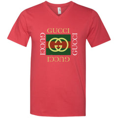 Gucci Logo Gift T-shirt Men V-Neck T-Shirt Men V-Neck T-Shirt - parenttees