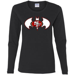 We Are The San Francisco 49ers Batman Nfl Mashup Women Long Sleeve Shirt