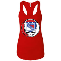 New York Rangers Grateful Dead Steal Your Face Hockey Nhl Shirts Women Tank Top Women Tank Top - parenttees