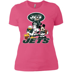 Mickey Mouse New York Jets American Football Nfl Sports Shirt Women Cotton T-Shirt Women Cotton T-Shirt - parenttees