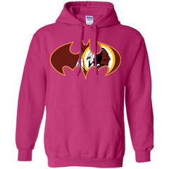 We Are The Washington Redskins Batman Nfl Mashup Pullover Hoodie Sweatshirt Pullover Hoodie Sweatshirt - parenttees