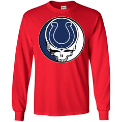 Indianapolis Colts Grateful Dead Steal Your Face Football Nfl Shirts Men Long Sleeve Shirt Men Long Sleeve Shirt - parenttees