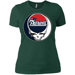 New England Patriots Grateful Dead Steal Your Face Football Nfl Shirts Women Cotton T-Shirt