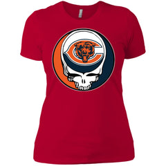 Chicago Bears Grateful Dead Steal Your Face Football Nfl Shirts Women Cotton T-Shirt Women Cotton T-Shirt - parenttees