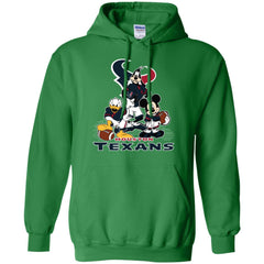 Mickey Mouse Houston Texans American Football Nfl Sports Shirt Pullover Hoodie Sweatshirt Pullover Hoodie Sweatshirt - parenttees