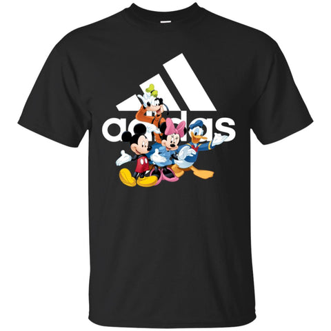 Aidas Mickey Mouse And Friends Disney T-shirt Men Cotton T-Shirt Black / S Men Cotton T-Shirt - parenttees