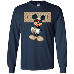 Gucci Mickey Gift Birthday T-shirt Men Long Sleeve Shirt