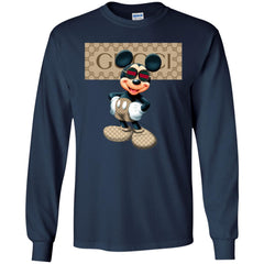 Gucci Mickey Gift Birthday T-shirt Men Long Sleeve Shirt Men Long Sleeve Shirt - parenttees