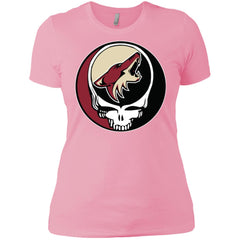 Arizona Coyotes Grateful Dead Steal Your Face Hockey Nhl Shirts Women Cotton T-Shirt Women Cotton T-Shirt - parenttees