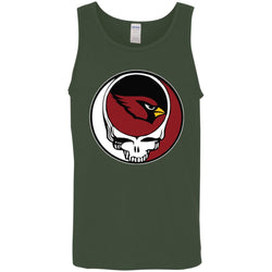 Arizona Cardinals Grateful Dead Steal Your Face Football Nfl Shirts Men Cotton Tank