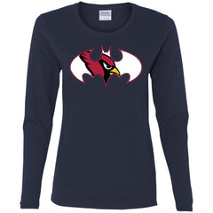 We Are The Arizona Cardinals Batman Nfl Mashup Women Long Sleeve Shirt Women Long Sleeve Shirt - parenttees