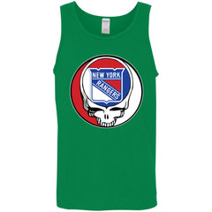 New York Rangers Grateful Dead Steal Your Face Hockey Nhl Shirts Men Cotton Tank Men Cotton Tank - parenttees