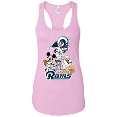 Nfl – Los Angeles Rams Donald Duck Goofy Mickey Mouse Super Bowl 2019 Football Women Tank Top Women Tank Top - parenttees