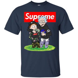 Supreme Rick And Morty T-shirt Men Cotton T-Shirt