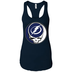 Tampa Bay Lightning Grateful Dead Steal Your Face Hockey Nhl Shirts Women Tank Top Women Tank Top - parenttees