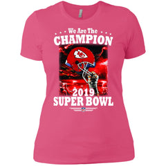 Nfl – Kansas City Chiefs We Are The Champion 2019 Super Bowl Football Women Cotton T-Shirt Women Cotton T-Shirt - parenttees