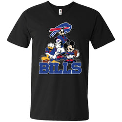 Mickey Mouse Buffalo Bills American Football Nfl Sports Shirt Men V-Neck T-Shirt