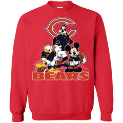 Mickey Mouse Chicago Bears American Football Nfl Sports Shirt Crewneck Pullover Sweatshirt Crewneck Pullover Sweatshirt - parenttees