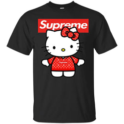 Supreme Hello Kitty Loves T-shirt Men Cotton T-Shirt