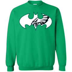 We Are The Philadelphia Eagles Batman Nfl Mashup Crewneck Pullover Sweatshirt Crewneck Pullover Sweatshirt - parenttees